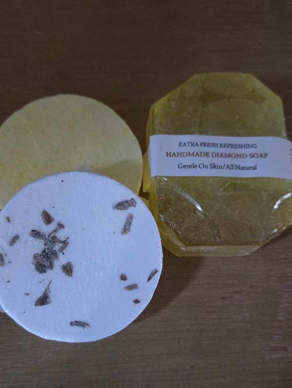 All natural soap and shower fizzies